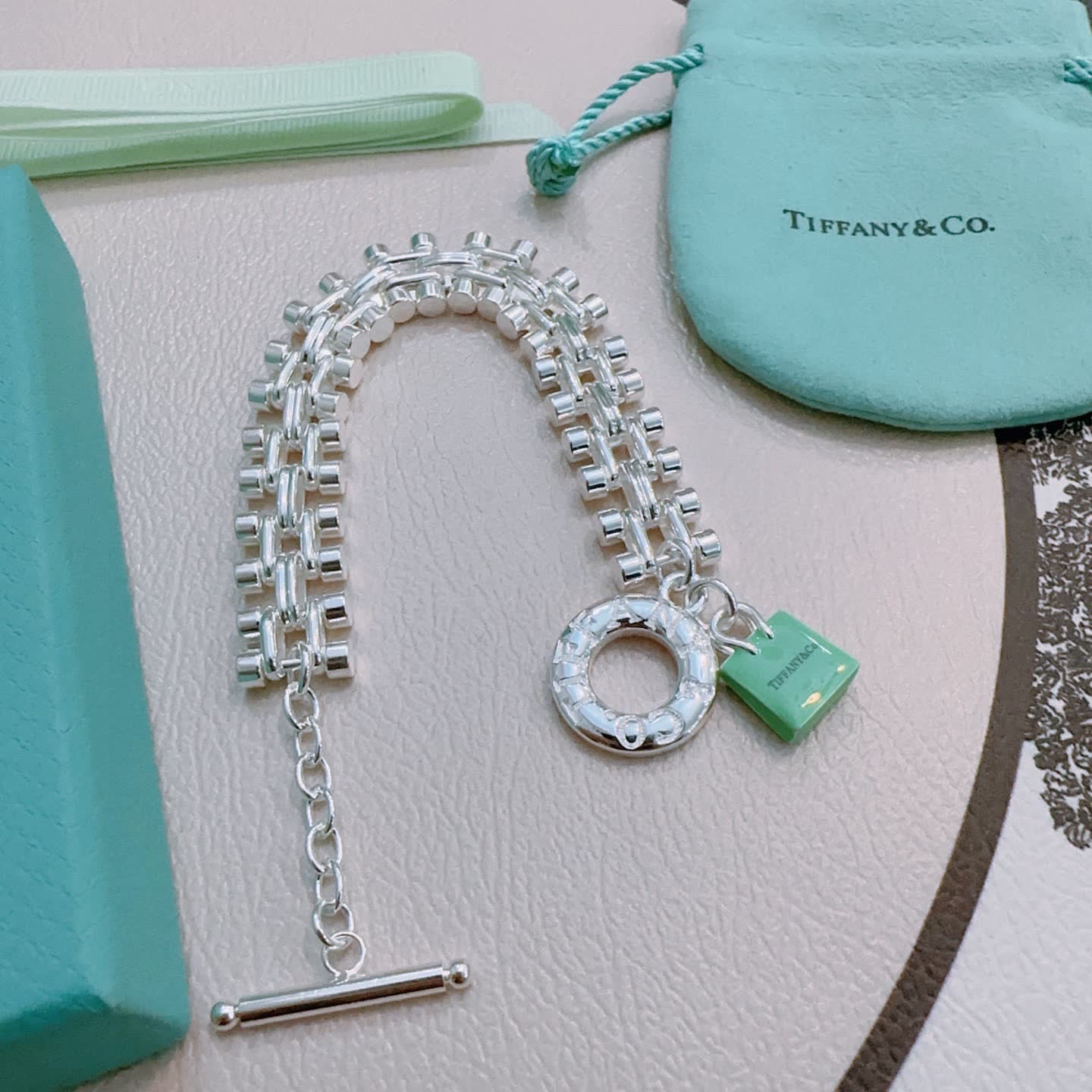 Tiffany & Co. Sterling Silver Love Bracelet